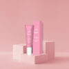 Awarding,Podium,Made,Of,Three,3d,Pastel,Square,Shapes,Of Glaze Display
